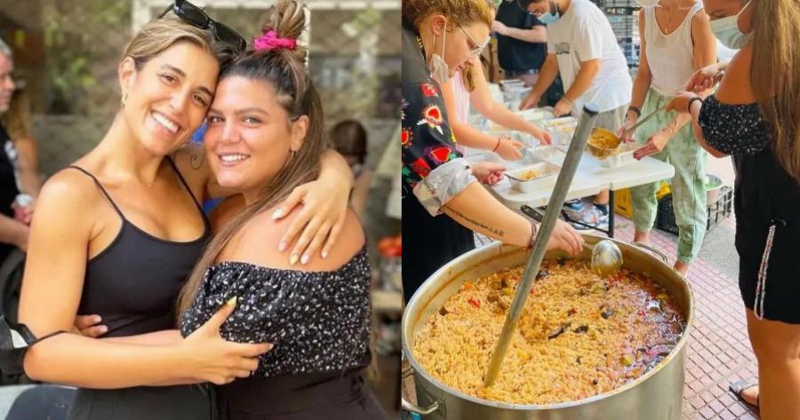 «Είμαστε όλοι μαζί»: Βγήκε στους δρόμους και βοηθάει τους πυρόπληκτους η Δανάη Μπάρκα