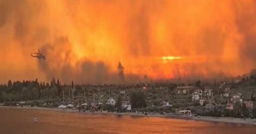 Εύβοια: Οι φλόγες σταμάτησαν στη θάλασσα – Ασύλληπτη καταστροφή με εικόνες Αποκάλυψης