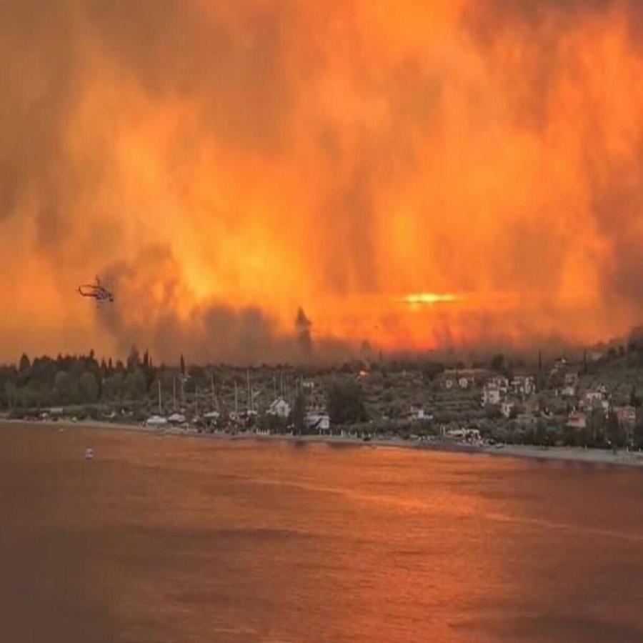 Εύβοια: Οι φλόγες σταμάτησαν στη θάλασσα – Ασύλληπτη καταστροφή με εικόνες Αποκάλυψης