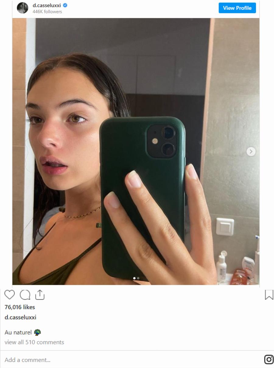 Ασύλληπτη η ομορφιά της κόρης της Μόνικα Μπελούτσι: Φωτογραφίζεται χωρίς μακιγιάζ και μας αφήνει άφωνους