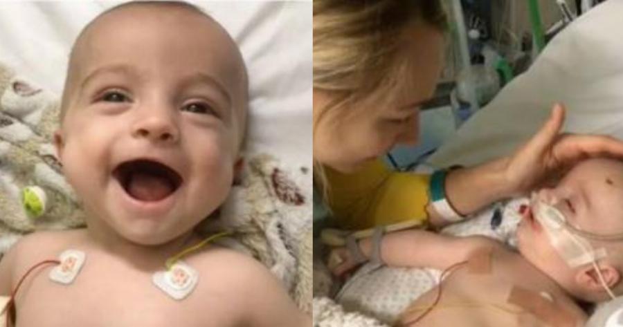 Μωράκι ξύπνησε από κώμα και χαμογέλασε πλατιά στον μπαμπά του