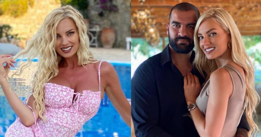 Λάμπει από ευτυχία η Τζούλια Νόβα: Φωτογραφίζεται με φουσκωμένη την κοιλίτσα της