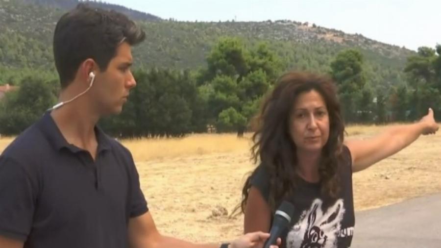 «Μόνο όταν έρχονται τα κανάλια, πετάνε τα πυροσβεστικά αεροπλάνα»: Απίστευτη καταγγελία κατοίκου στην κάμερα