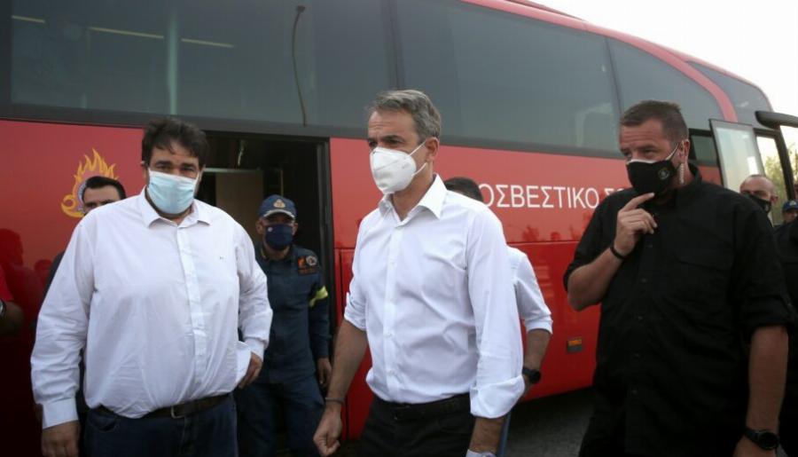 Κυριάκος Μητσοτάκης: «Δόξα τω Θεώ δεν είχαμε απώλειες ζωής»