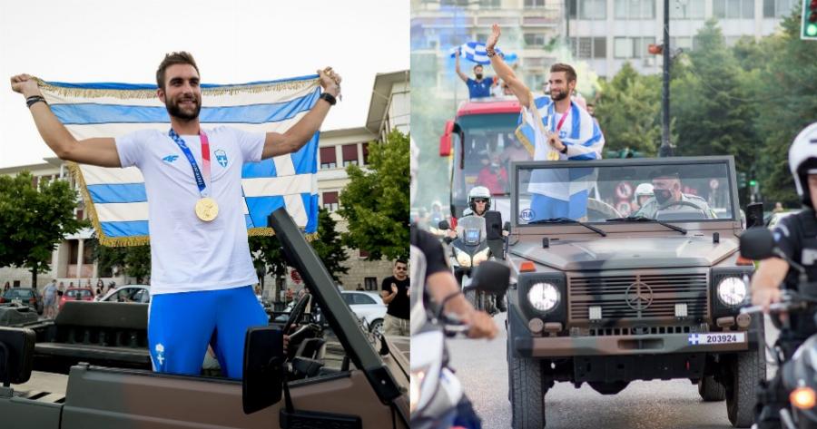 Τα Ιωάννινα «γκρέμισαν τα τείχη» για τον χρυσό Ολυμπιονίκη Στέφανο Ντούσκο