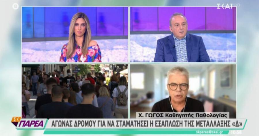 Χαράλαμπος Γώγος: Κανονικά θα έπρεπε οι ανεμβολίαστοι να κάνουν rapid test για να ψωνίσουν