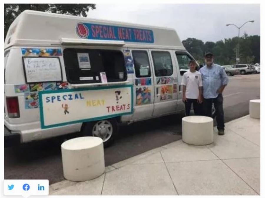 Πατέρας της χρονιάς: Αγόρασε κινητό παγωτατζίδικο για τα παιδιά του με Σύνδρομο Down