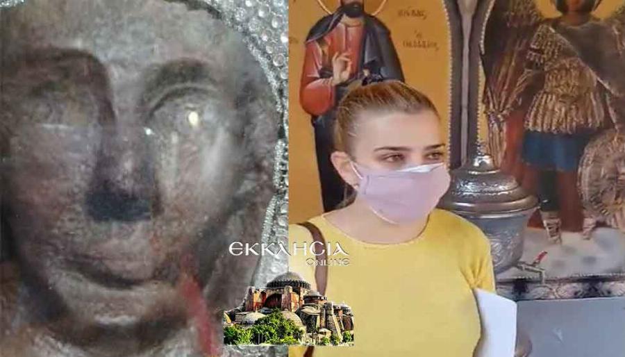 Μαρτυρίες για θαύματα: Ασταμάτητα δακρύζει ο Ταξιάρχης στην Κερατέα