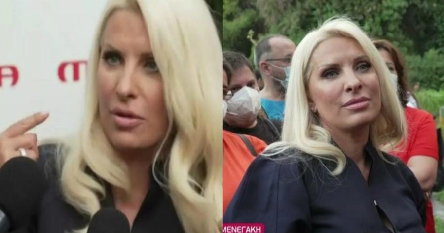 Η ερώτηση που εξόργισε την ωραία Ελένη: Η Μενεγάκη τα “έχωσε σε δημοσιογράφο”