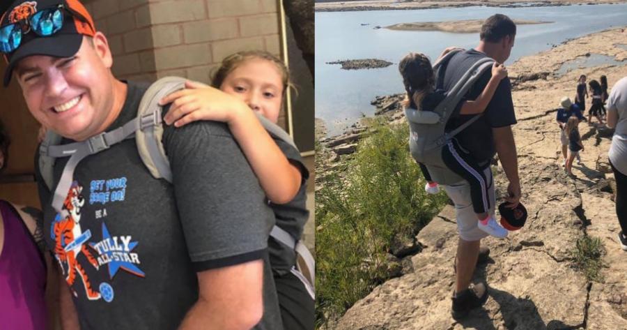 Συγκινητική ιστορία: Δάσκαλος μεταφέρει παράλυτη μαθήτριά του στην πλάτη για να μη χάνει τις εκδρομές