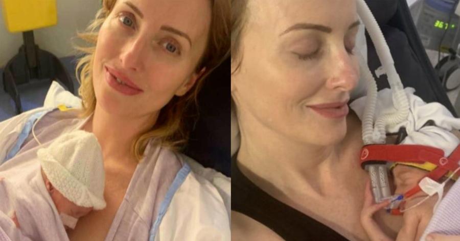 Γέννησε πρόωρα λόγω καρκίνου και παλεύει να ζήσει για να χαρεί το παιδί της