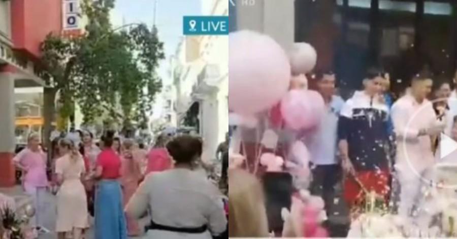 20χρονος ο Μπαμπάς, 36χρονος ο Παππούς και 50χρονος ο Προππάπος: Γλέντι έξω από μαιευτήριο στην Πάτρα