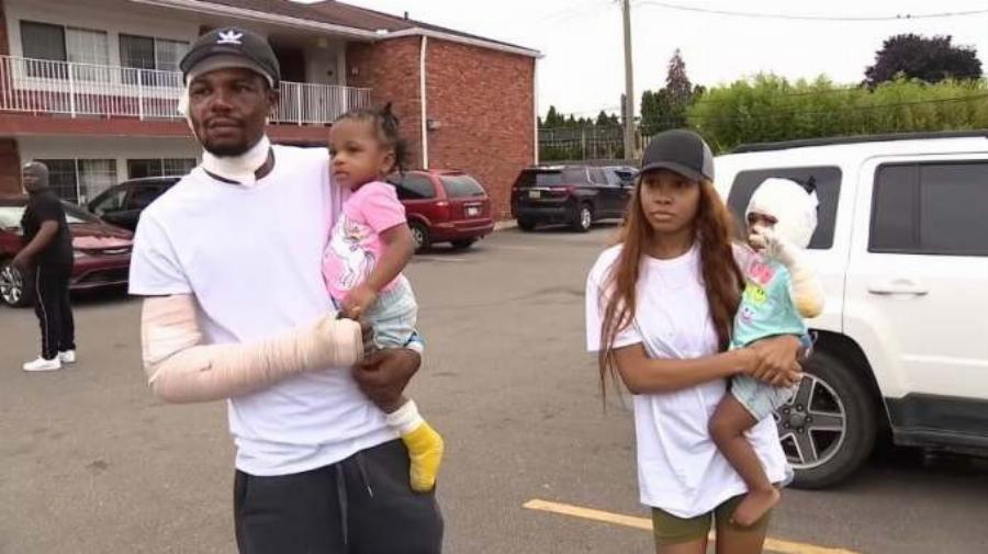 Πατέρας ρίχτηκε στις φλόγες για να σώσει τα δίδυμα κοριτσάκια του