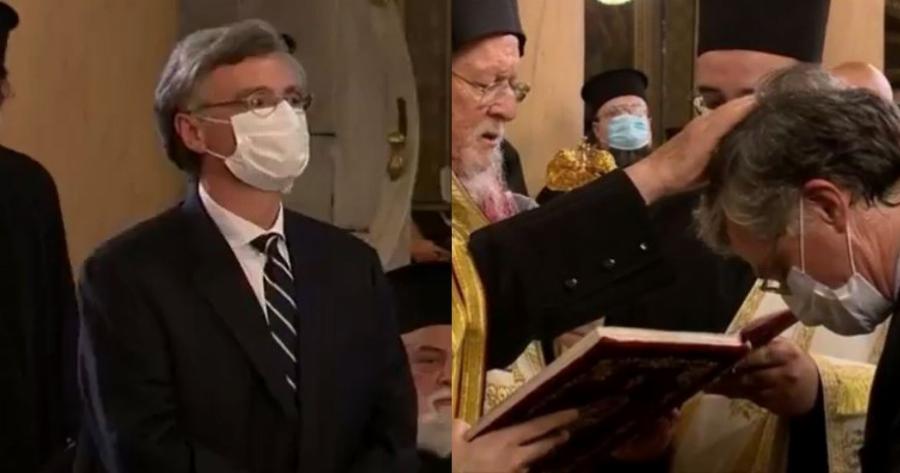 Σωτήρης Τσιόδρας: Χειροθετήθηκε Άρχων Οφφικιάλιος από τον Οικουμενικό Πατριάρχη Βαρθολομαίο
