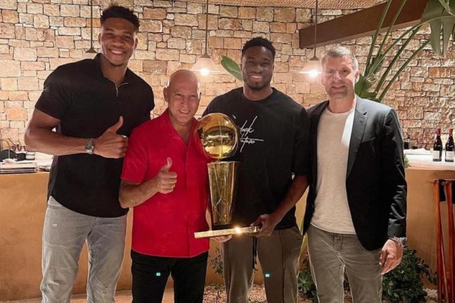 Ιστορική συνάντηση: Γκάλης και Αντετοκούνμπο μαζί