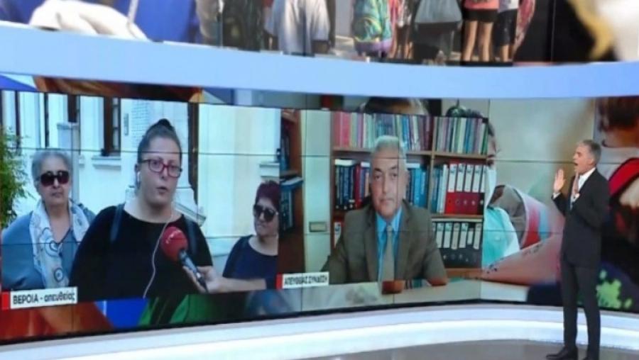 “Άναψαν τα αίματα” στο πλατό του Live News: Αρνήτρια και Ευαγγελάτος ήρθαν σε αντιπαράθεση