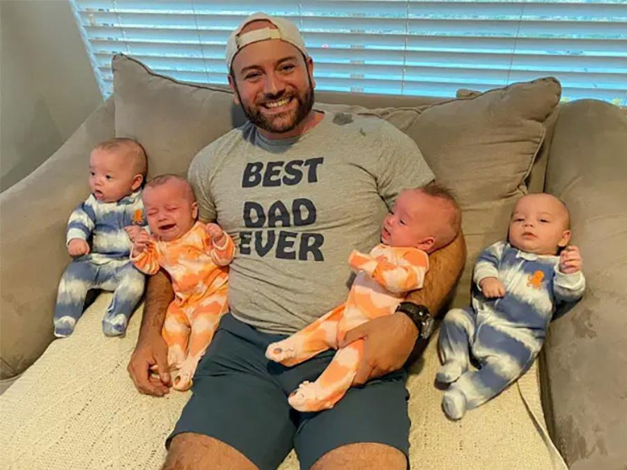 Το θαύμα της ζωής: Μητέρα απέκτησε τετράδυμα μετά από 6 αποβολές