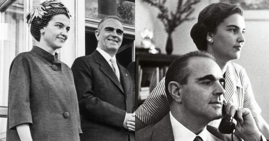 «Σκάσε Αμαλία» είπε ο Κωνσταντίνος Καραμανλής στη σύζυγό του: Όταν το ανοιχτό μικρόφωνο  πρόδωσε τη σχέση τους