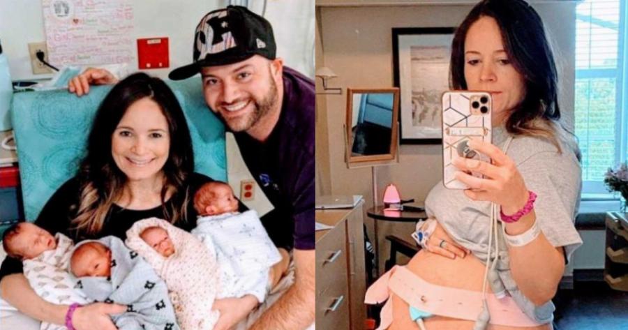 Το θαύμα της ζωής: Μητέρα απέκτησε τετράδυμα μετά από 6 αποβολές