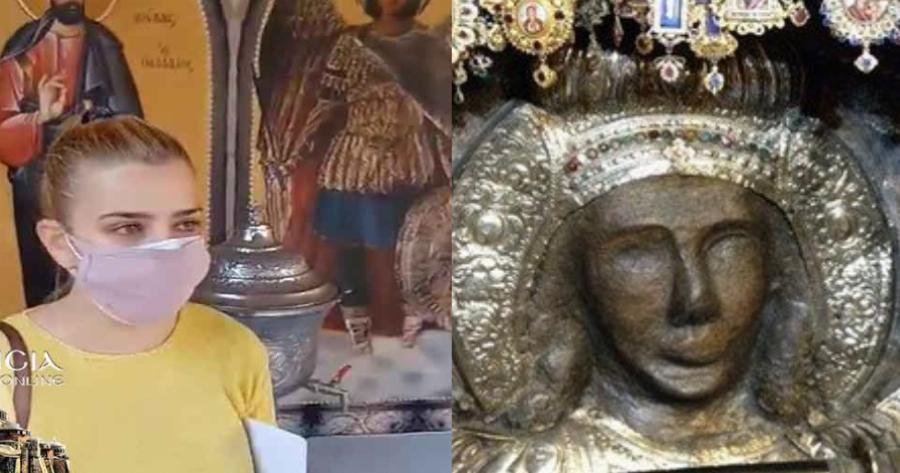 Μαρτυρίες για θαύματα: Ασταμάτητα δακρύζει ο Ταξιάρχης στην Κερατέα