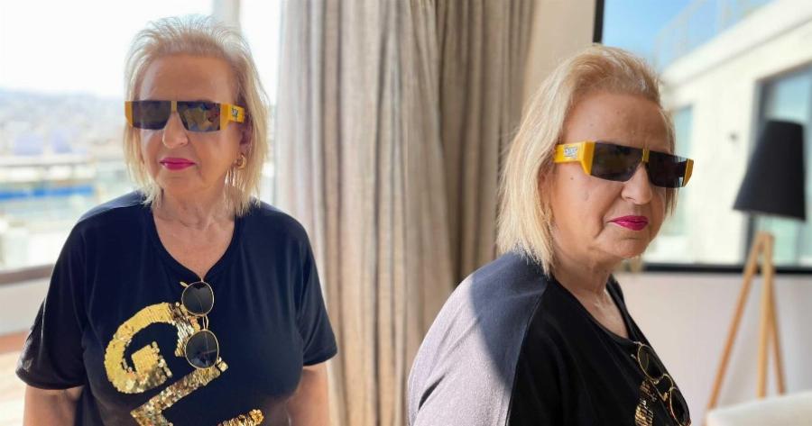 Σε ρόλο μοντέλου η Ματίνα Παγώνη για πολύ γνωστό κατάστημα οπτικών