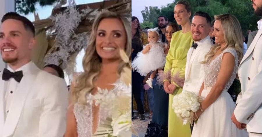 Λευτέρης Πετρούνιας – Βασιλική Μιλλούση: Παντρεύτηκαν με θρησκευτικό γάμο σε ένα υπέροχο σκηνικό