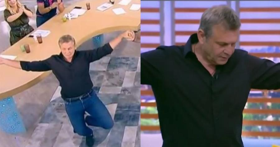 Τα “έσπασε” ο Γκλέτσος με το χορό του σε live εκπομπή