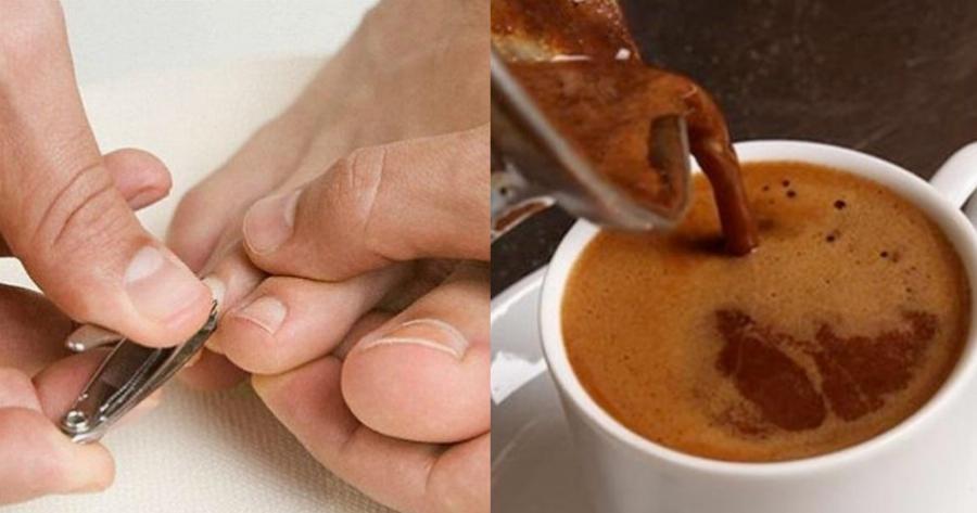 «O άντρας μου κόβει τα νύχια των ποδιών του και επειδή τα πετάει όπου βρει, εγώ τα ρίχνω στον καφέ του»