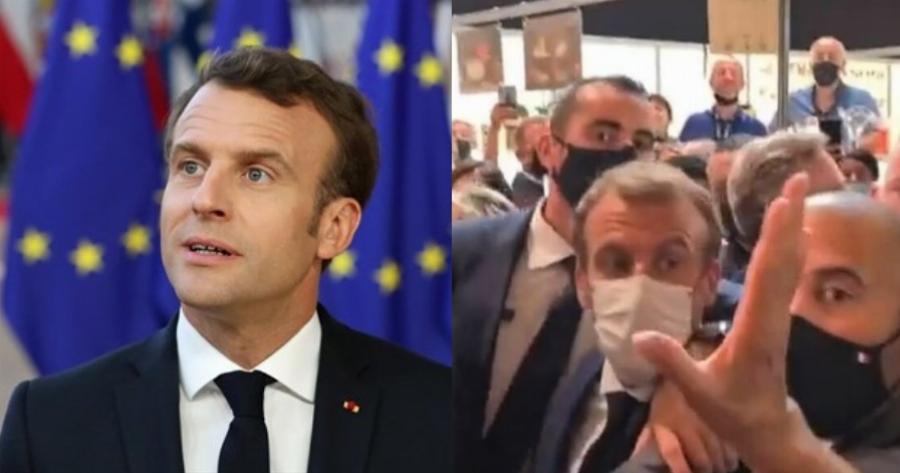 Πέταξαν «αυγό» στον Μακρόν στη Γαλλία – Το βίντεο της επίθεσης