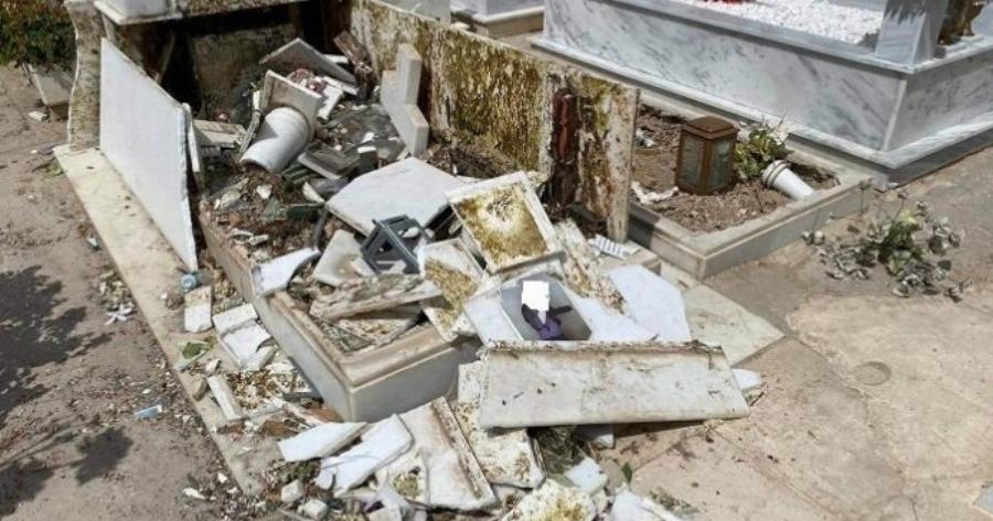 Αίσχος και ντροπή: Κατέστρεψαν μνήμα 20χρονης κοπέλας στην κηδεία του Mad Clip