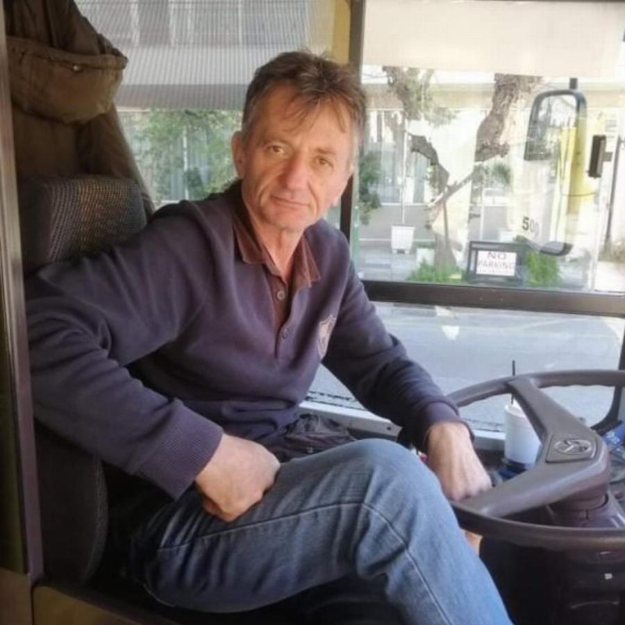Αυτή ήταν η τελευταία βάρδια για τον οδηγό λεωφορείων, Χρήστο Αδαμόπουλο