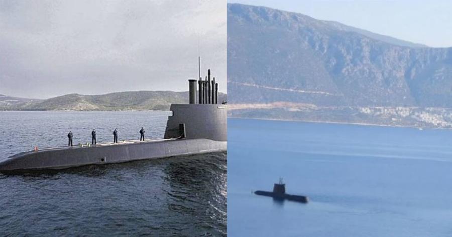 Είδαν να αναδύεται ξαφνικά το υποβρύχιο Παπανικολής – Ίδρωσαν οι Τούρκοι στο Καστελλόριζο