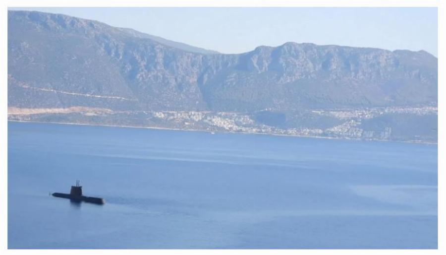 Είδαν να αναδύεται ξαφνικά το υποβρύχιο Παπανικολής – Ίδρωσαν οι Τούρκοι στο Καστελλόριζο