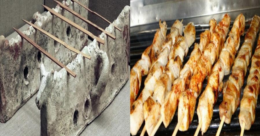 Το σουβλάκι κατάγεται από το Αιγαίο – Το έψηναν στη Σαντορίνη πριν από 3.500 χρόνια πάνω σε ξυλάκια