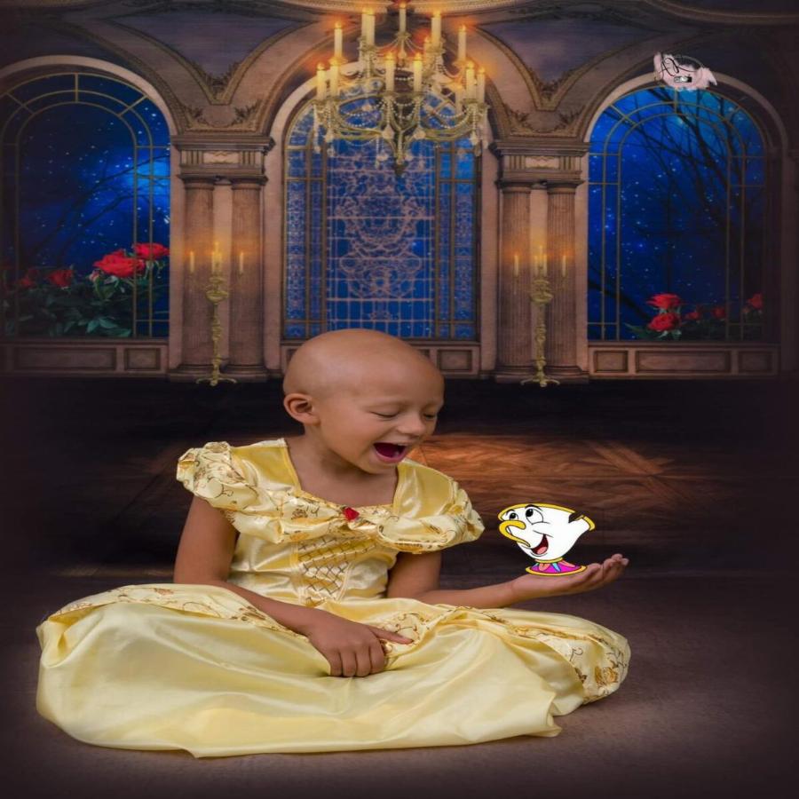 5χρονη με καρκίνο φωτογραφίζεται σαν πριγκίπισσα της Disney και στέλνει μήνυμα δύναμης