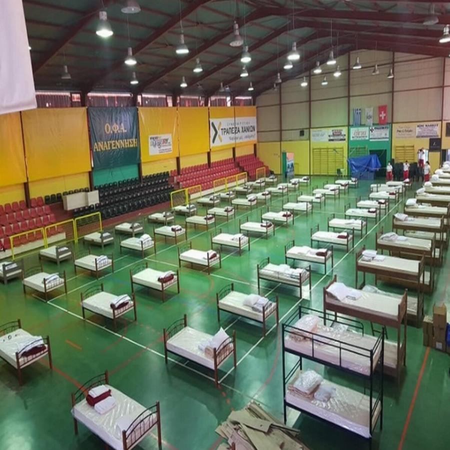 Κρούσματα γαστρεντερίτιδας στους άστεγους σεισμοπαθείς του Εγκέλαδου στο Αρκαλοχώρι: Δύο οικογένειες σε 48ωρη καραντίνα