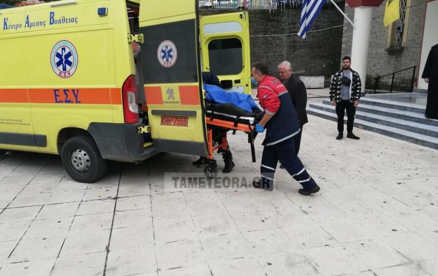 Θλιβερό συμβάν στην Καλαμπάκα: Πιστός πέθανε μέσα στην εκκλησία ενώ παρακολουθούσε τη λειτουργία