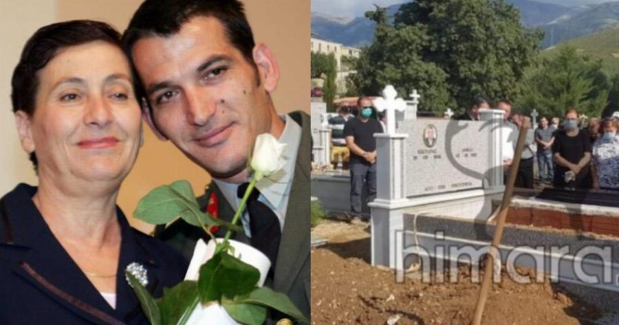 Σε κλίμα οδύνης η κηδεία της μητέρας του Πύρρου Δήμα στη Χιμάρα