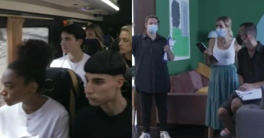 Φωτιά στην πολυτελή βίλα του GNTM: Η στιγμή που μεταφέρθηκαν εσπευσμένα τα μοντέλα σε ασφαλές σημείο