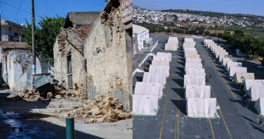 Κρεβάτια σε σκηνές μόνο για εμβολιασμένους σεισμόπληκτους, η επιλογή για τους ανεμβολίαστους