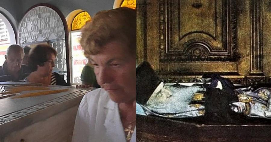 Εκατοντάδες πιστοί ακούν αληθινούς χτύπους στον τάφο του Αγίου Νεκταρίου