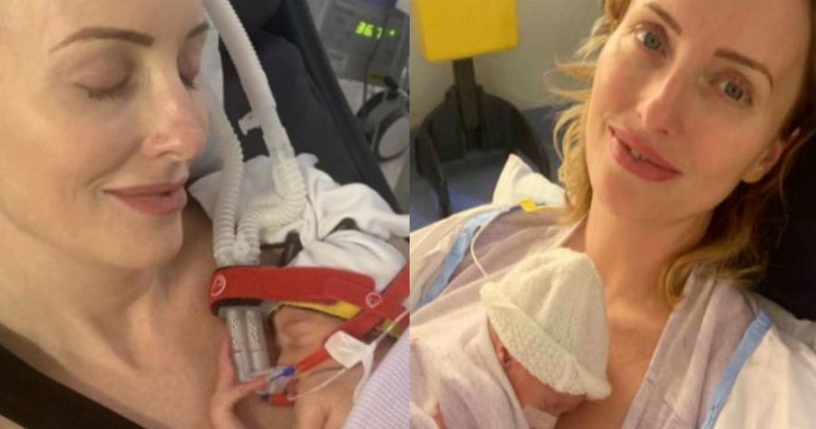 Γυναίκα με καρκίνο: Γέννησε πρόωρα και παλεύει να ζήσει για να χαρεί το παιδί της