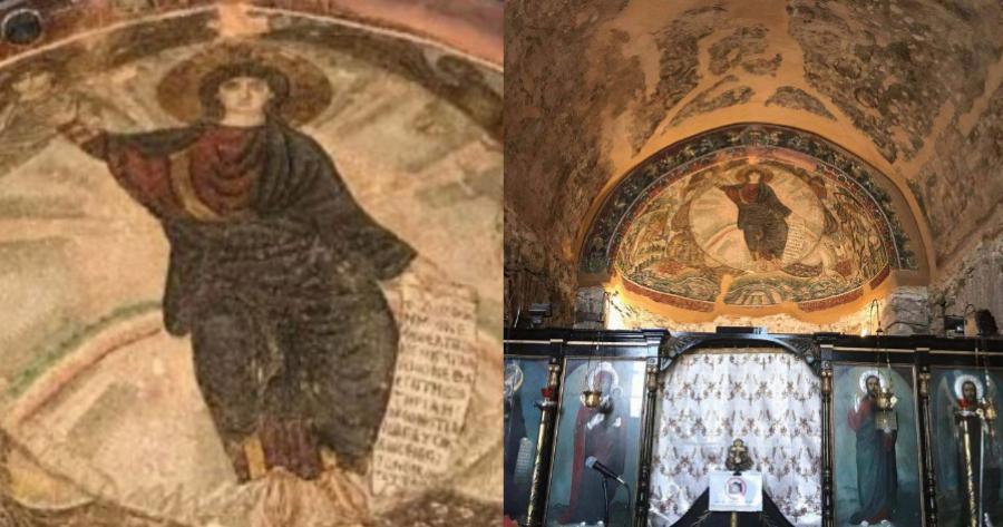 Στη Μονή Λατόμου στη Θεσσαλονίκη βρίσκεται ένα σπάνιο ψηφιδωτό: Ο Ιησούς απεικονίζεται έφηβος