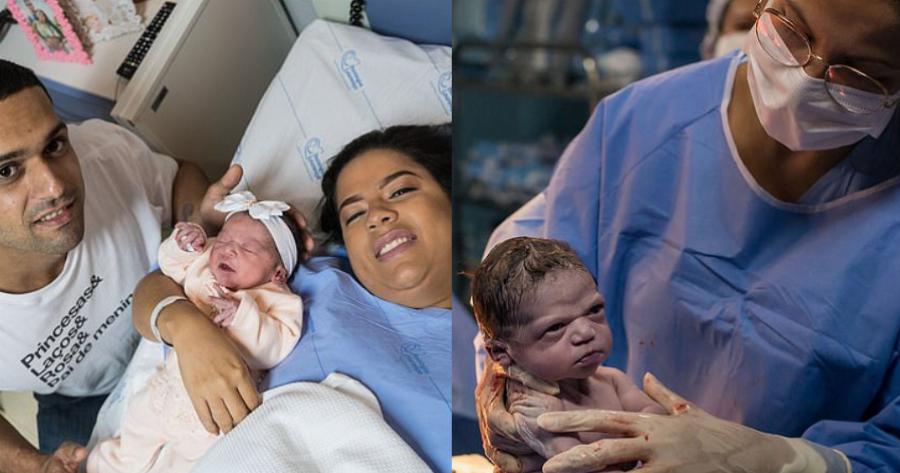 Γεννήθηκε με νεύρα: Κοίταζε απειλητικά τον γιατρό που το έφερε στον κόσμο