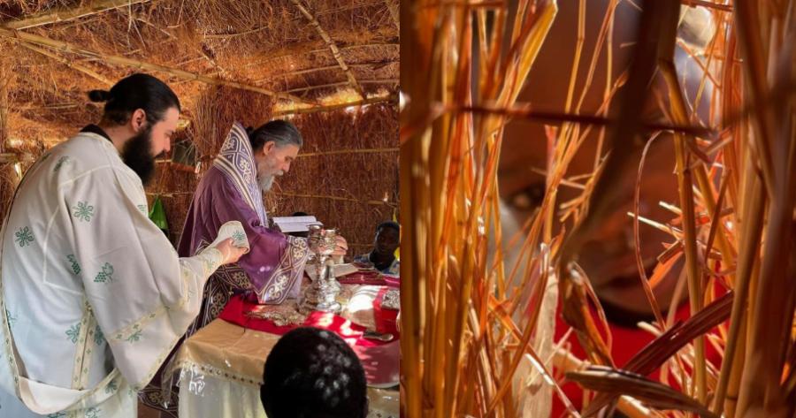 Εκκλησία από άχυρα και ξύλα στην Τανζανία: Φτιάχτηκε με μεράκι και αγάπη