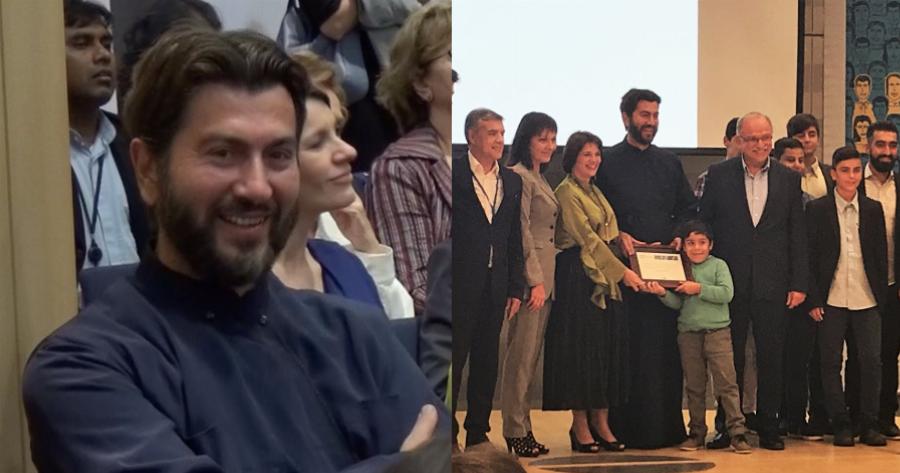 Η Ευρώπη υποκλίθηκε στον πάτερ Αντώνιο: Τιμήθηκε ως ο καλύτερος Ευρωπαίος Πολίτης