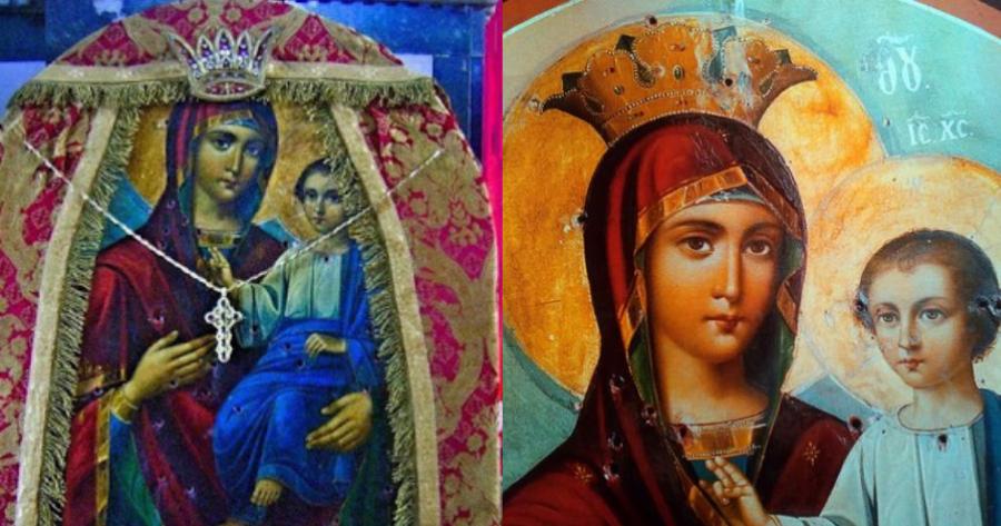 Το θαύμα της εικόνας με τις 55 σφαίρες: Η εικόνα της Παναγίας της Μελικιώτισσας