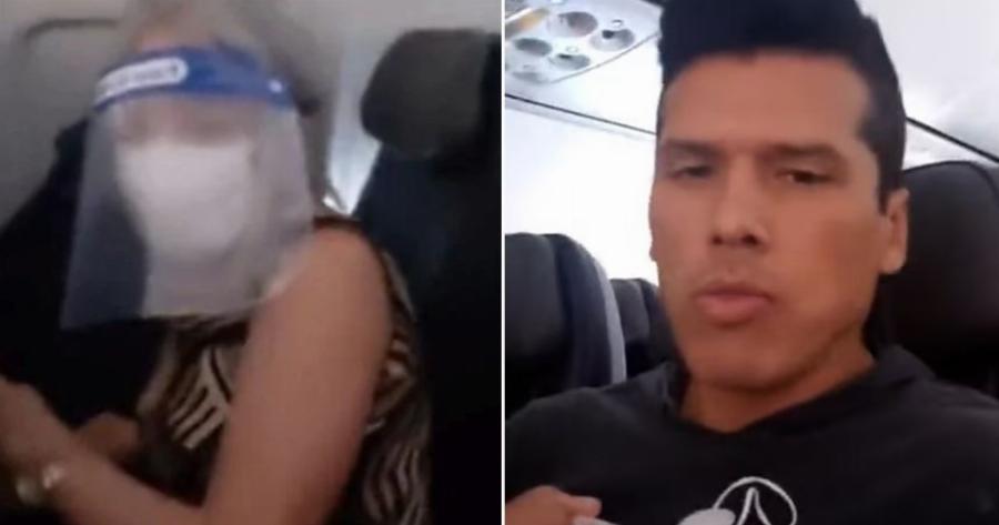 Ηλικιωμένο ζευγάρι έπαθε πανικό όταν ένας νεαρός κατέβασε τη μάσκα για να φάει