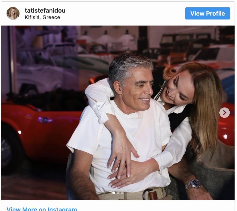 «Κυριακάτικες αγκαλιές» για Στεφανίδου – Ευαγγελάτο: Είναι ακόμα ερωτευμένοι και δεν το κρύβουν