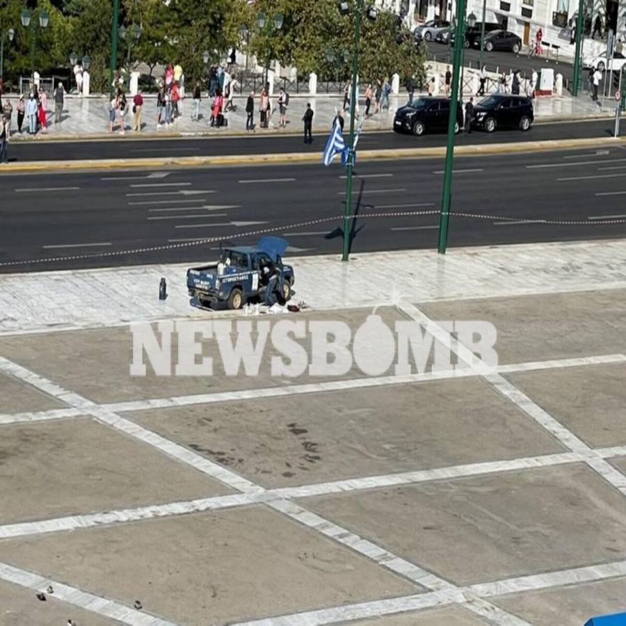 Συναγερμός στη Βουλή: Άνδρας με αγροτικό φώναζε «θα σας ανατινάξω»